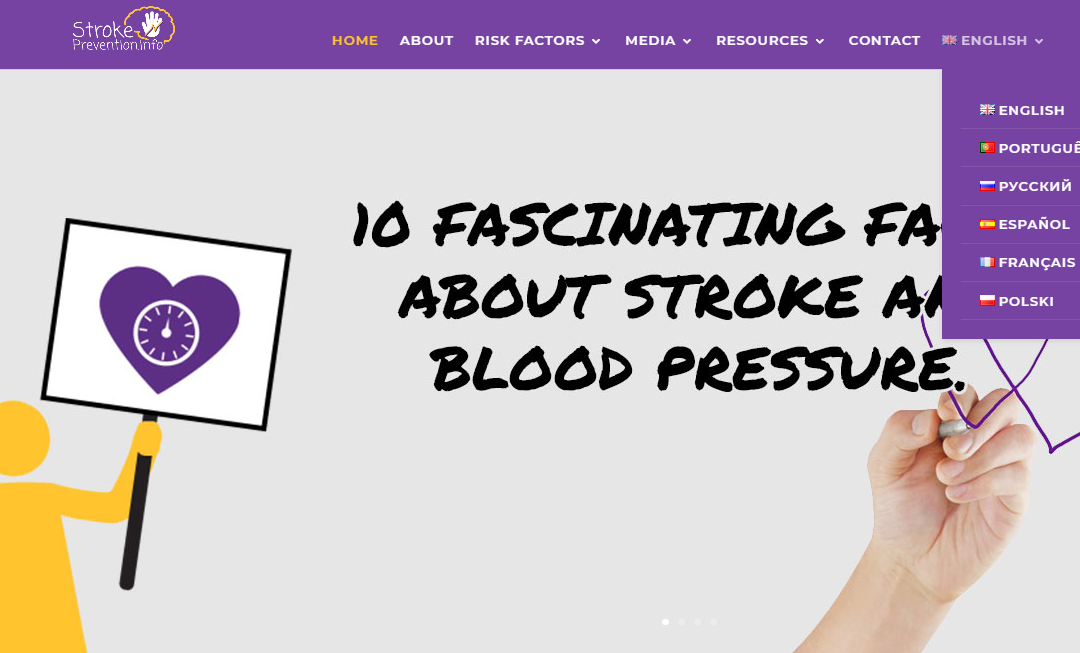SAFE’S WEBSITE ON STROKE PREVENTION NOW AVAILABLE IN FIVE MORE LANGUAGES